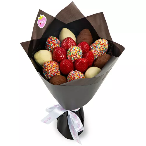 Букет из клубники (Конфетти размер S)