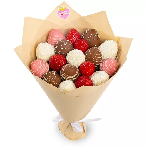 Букет из клубники (Грация размер S)