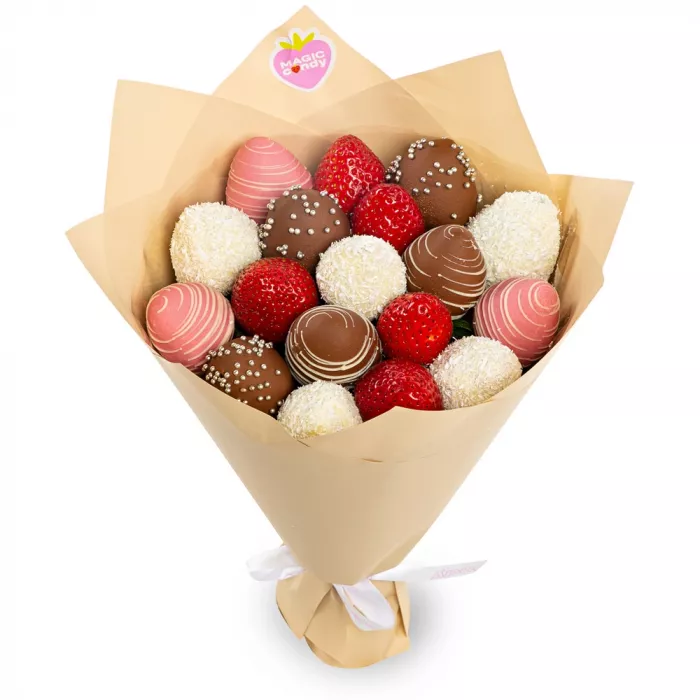 Букет из клубники (Грация размер S)