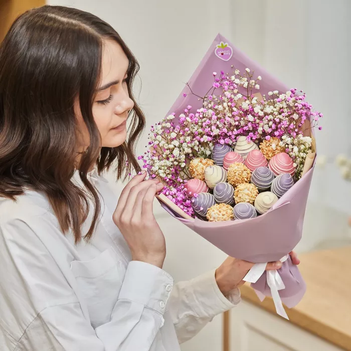 Букет из клубники (Клубничное чудо размер S)