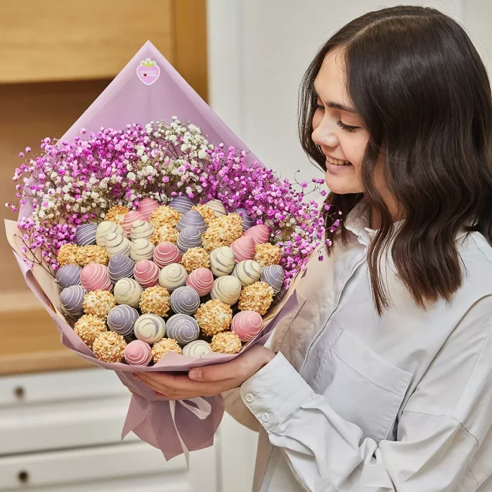 Букет из клубники (Клубничное чудо размер L)