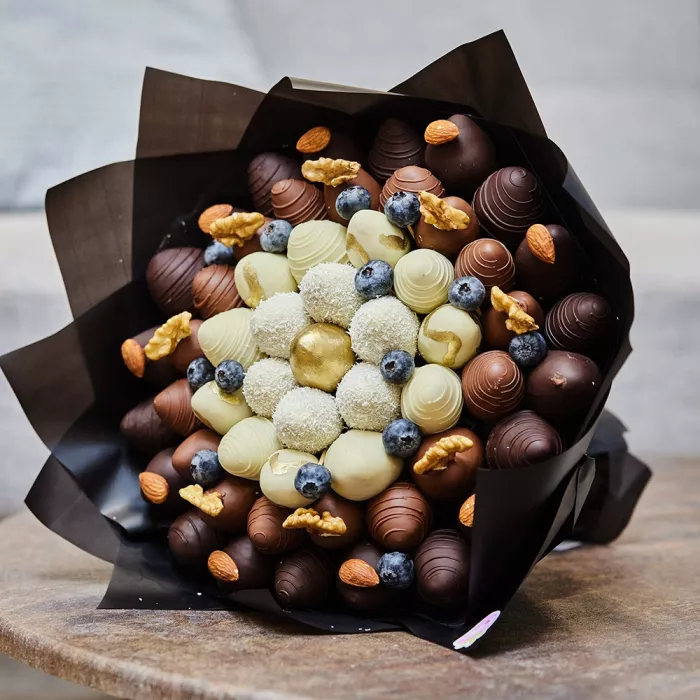 Букет из клубники (Фаберже размер L)