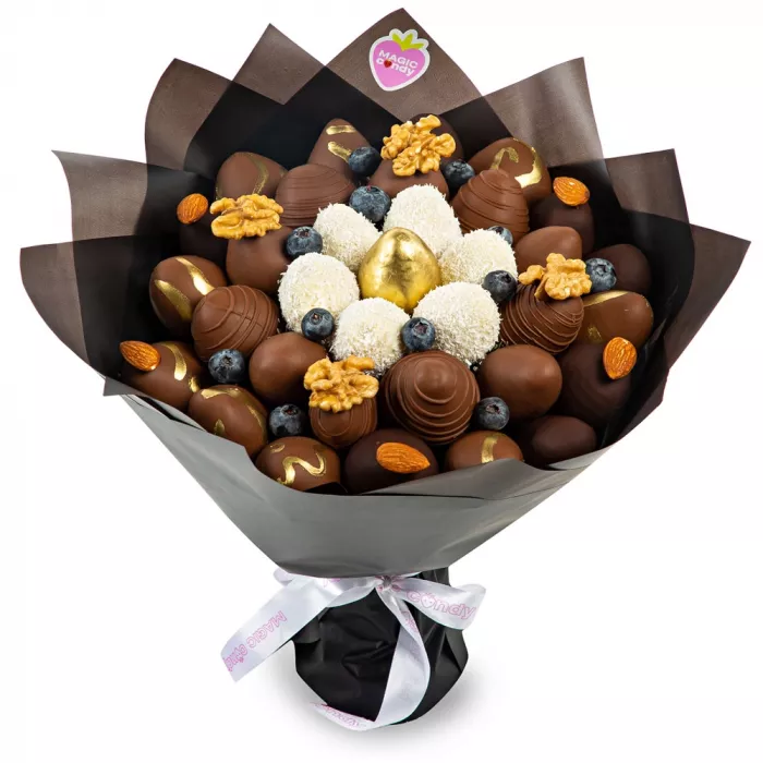 Букет из клубники (Фаберже размер M)