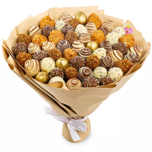 Букет из клубники (Gold размер L)