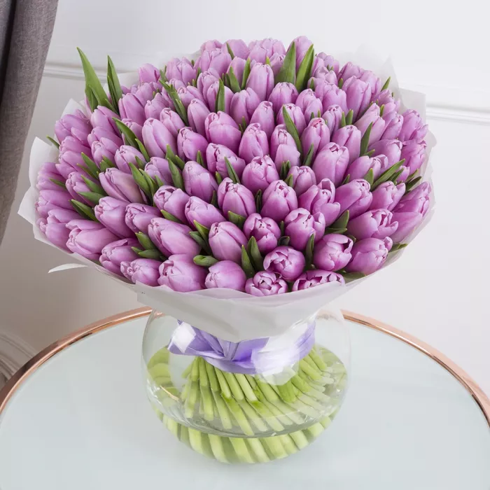 101 фиолетовый тюльпан