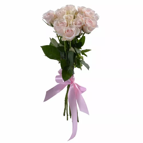 Букет из 11 нежно-розовых роз