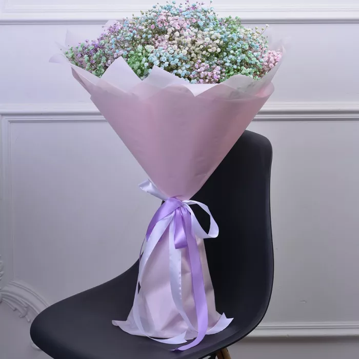 19 разноцветных гипсофил