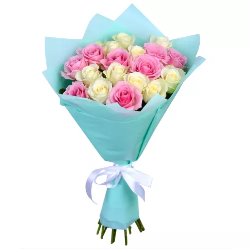 Букет из 19 роз микс 60 см Букет из 19 роз микс 60 см