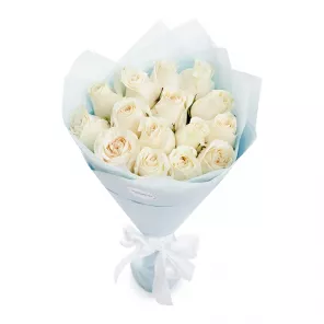 Букет из 15 белых роз