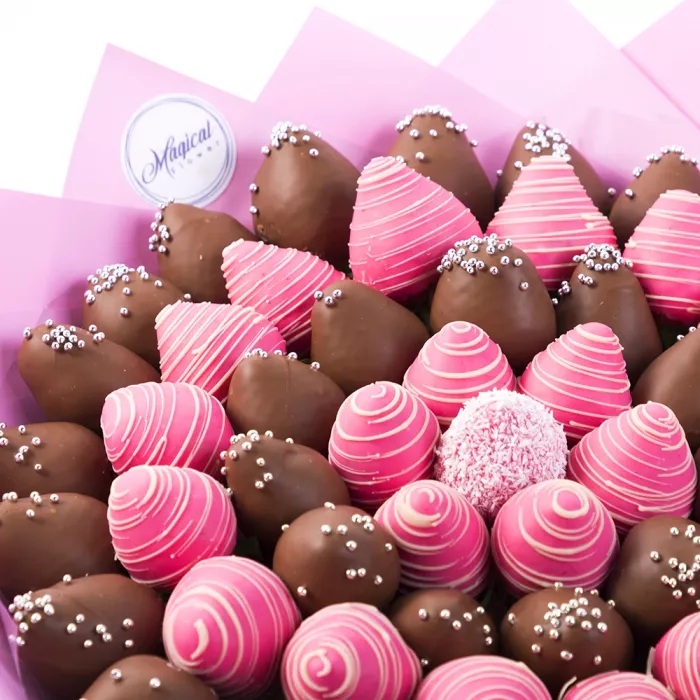 Букет из клубники (Клубничный Гольфстрим размер L)