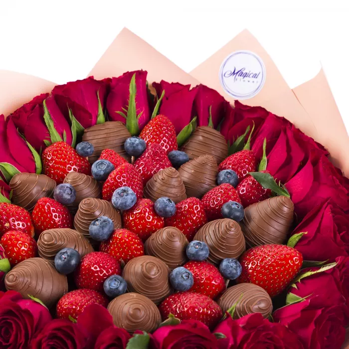 Букет из клубники (Натролис Размер M)