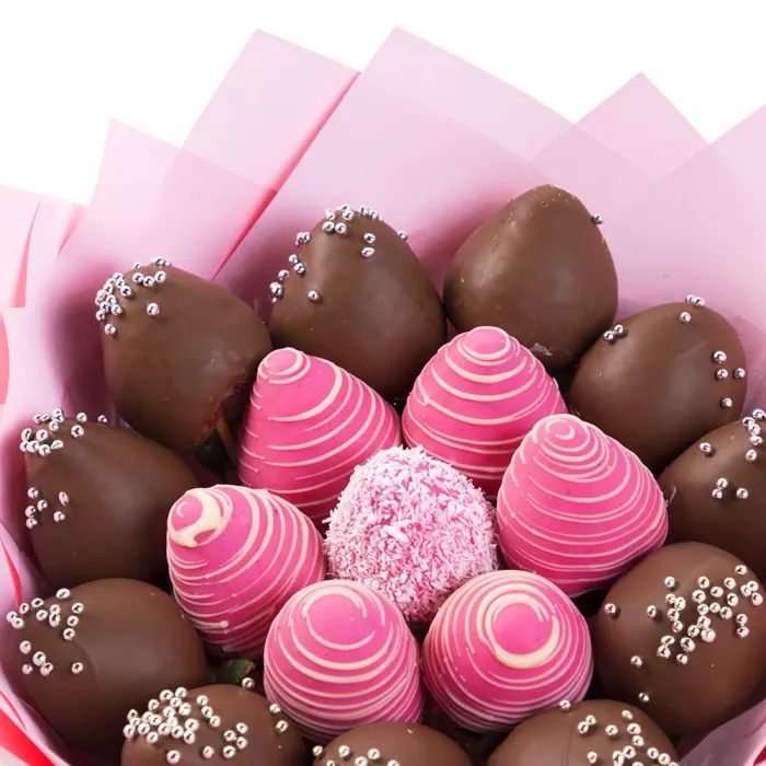 Букет из клубники (Клубничный Гольфстрим размер S)