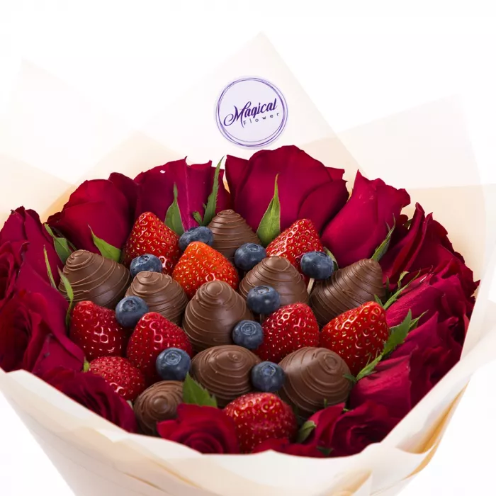 Букет из клубники (Натролис Размер S)