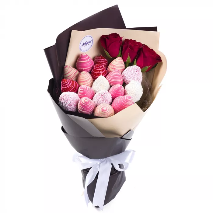 Букет из клубники (Сладкое воспоминание Размер S) Букет из клубники (Сладкое воспоминание Размер S)