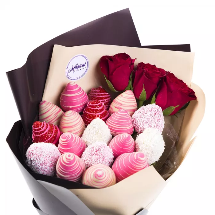 Букет из клубники (Сладкое воспоминание Размер S) Букет из клубники (Сладкое воспоминание Размер S)