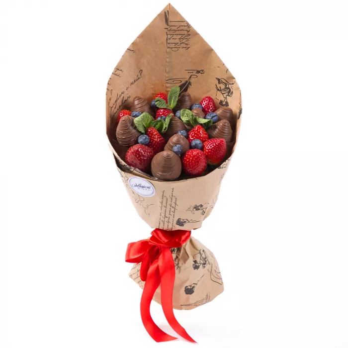 Букет из клубники (Фортуна размер S) Букет из клубники (Фортуна размер S)