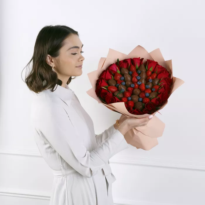 Букет из клубники (Натролис Размер M)