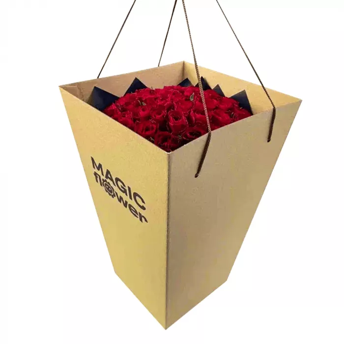 Транспортировочная коробка для букета, размер L