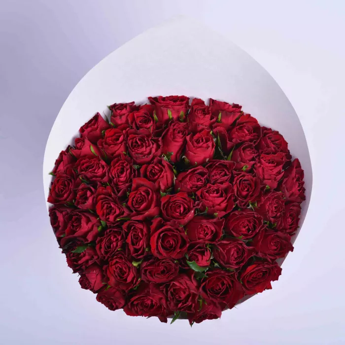 Букет из 51 красной розы